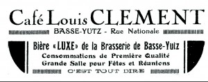 Extrait du fascicule du centenaire de la compagnie des sapeurs pompiers de Basse-Yutz en 1932. Source : Albert Liebnau.